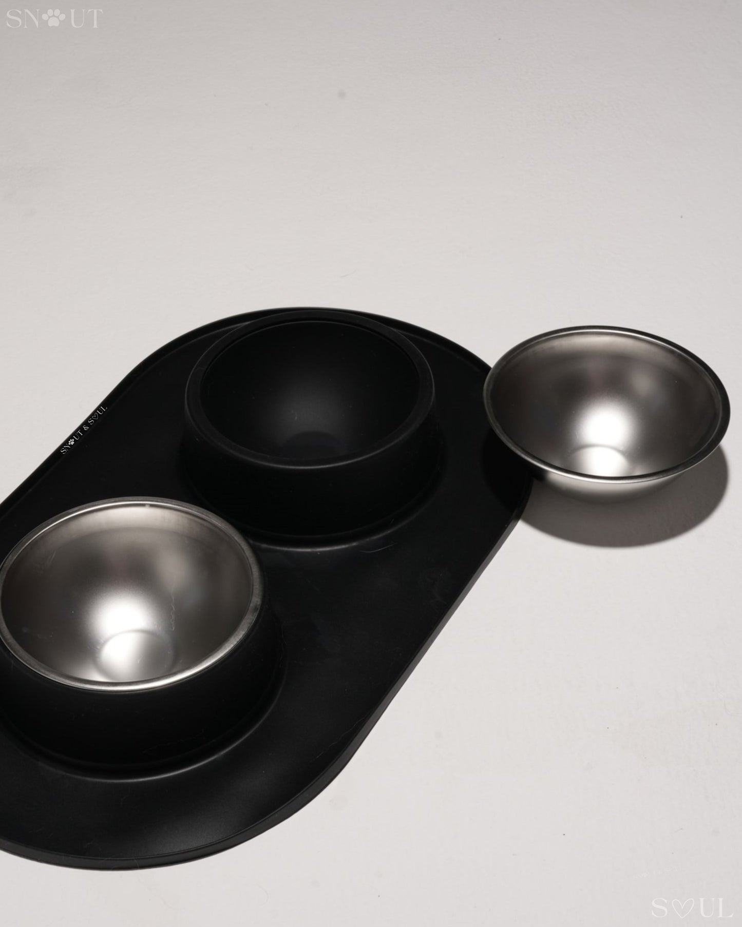 Duo Voerbak met anti-morsfunctie