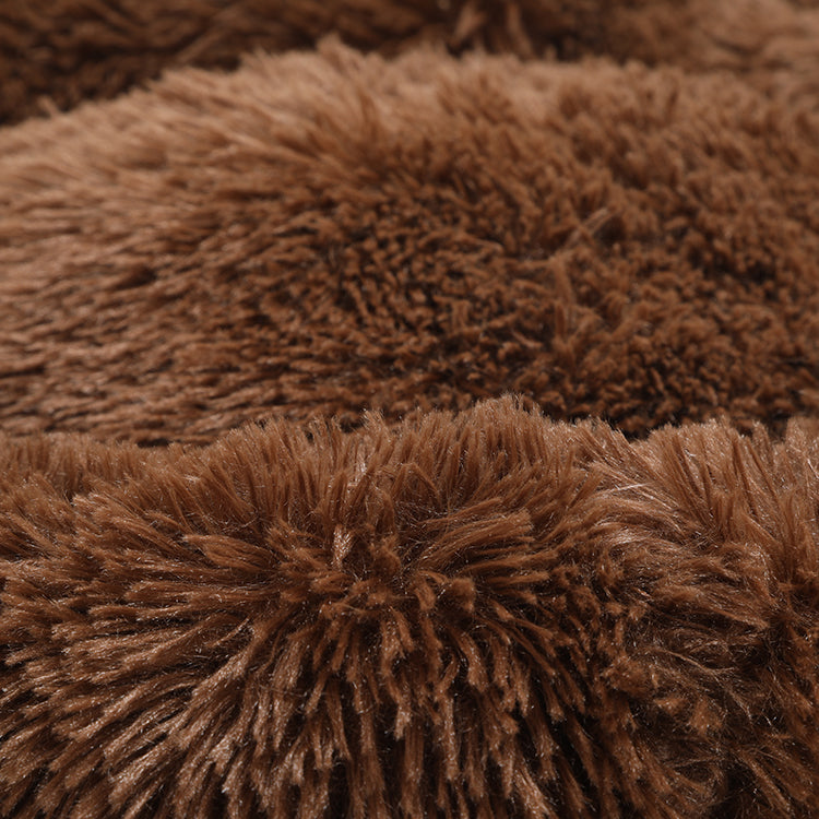 Kalmerende Pluizige Ronde Hondenbed