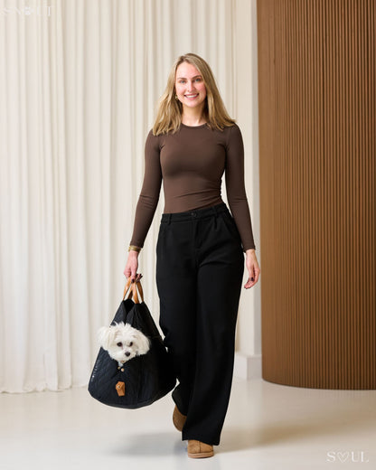 2-in-1 hondendraagtas voor kleine honden